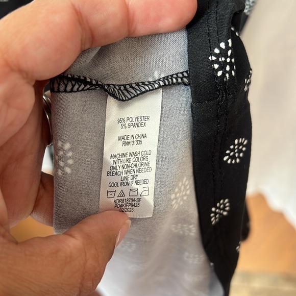 NWT Nine Britton Lizzy Maternity Brushed Knit Fit and Flare Dress Plus Size 2X - Picture 6 of 15